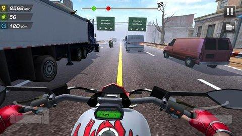 高速公路摩托骑士2游戏