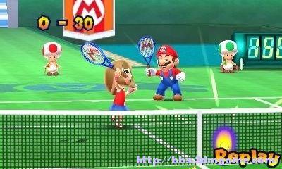 马里奥网球OPEN 美版3DS版