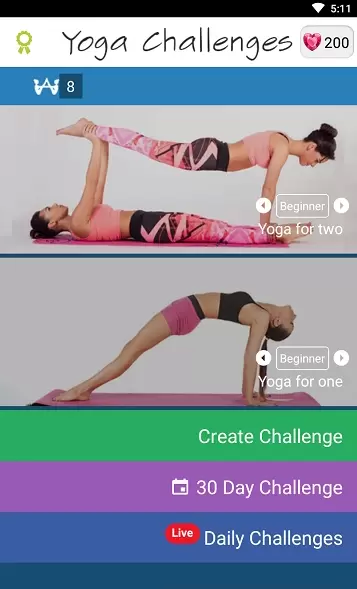 瑜伽挑战