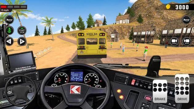 越野校车驾驶模拟器游戏