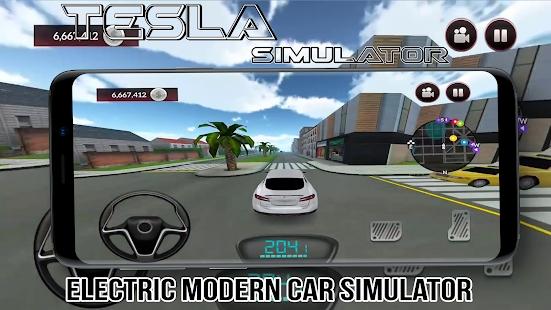 智能特斯拉汽车模拟器游戏