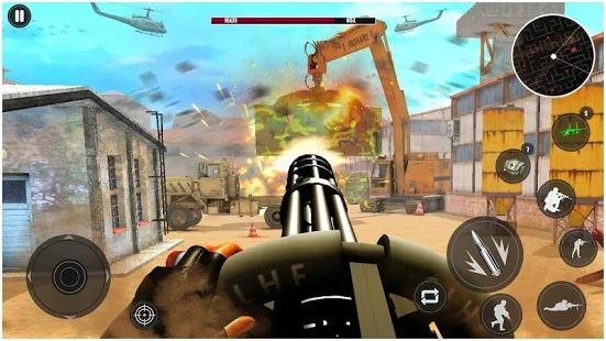 枪手攻击3D和平精英射击行动2021游戏