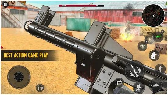 枪手攻击3D和平精英射击行动2021游戏