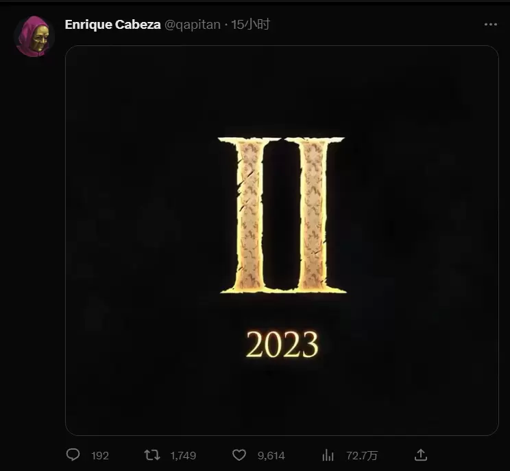  银河恶魔城游戏《神之亵渎2》确认将于2023年内发售